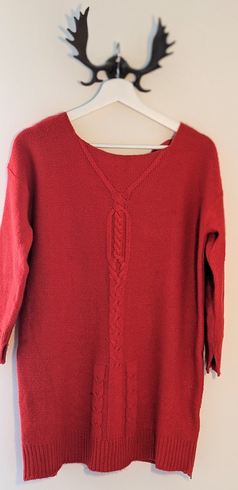 ♥️ Vintage Zara Red sweater dress